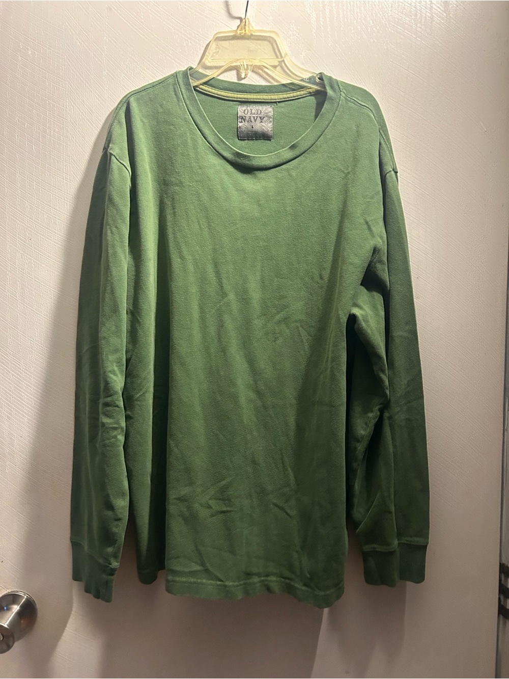 Old Navy Men’s Long Sleeve Crewneck Shirt - Olive Green